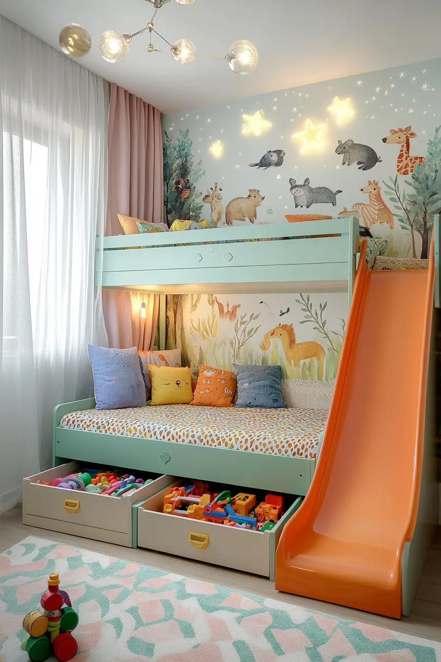 Functional Decor Ideas for Tiny Kids Rooms