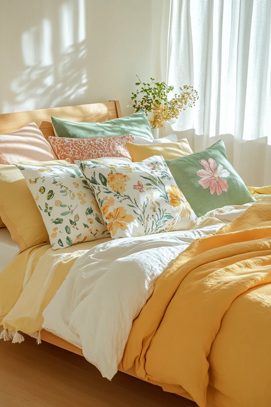 How Bright Spring Bedroom Textiles Ideas Can Transform Your Bedroom Aesthetic
