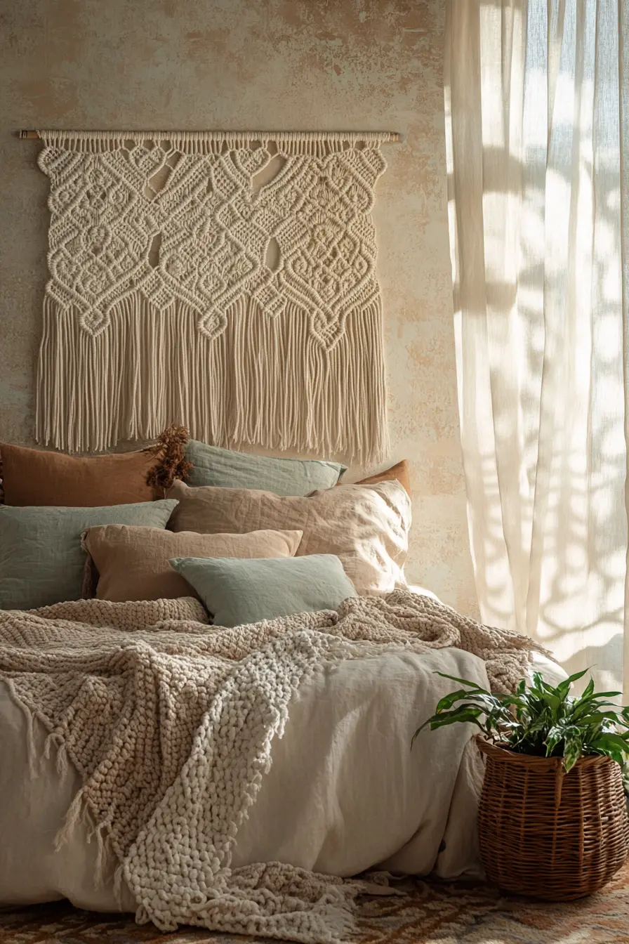How Macrame Wall Art Can Enhance Your Bedroom Decor
