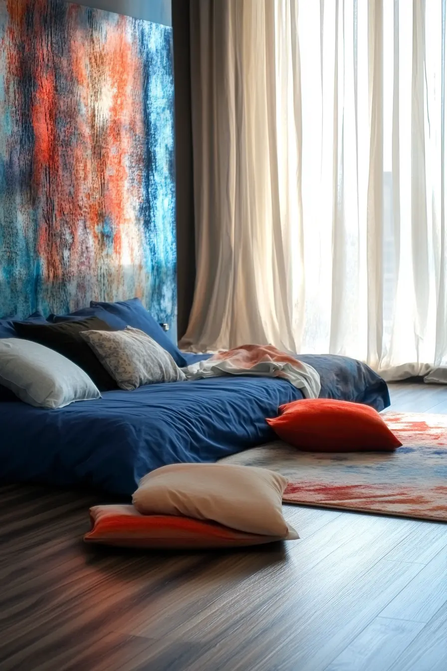 How Modern Abstract Paintings Enhance Bedroom Aesthetics