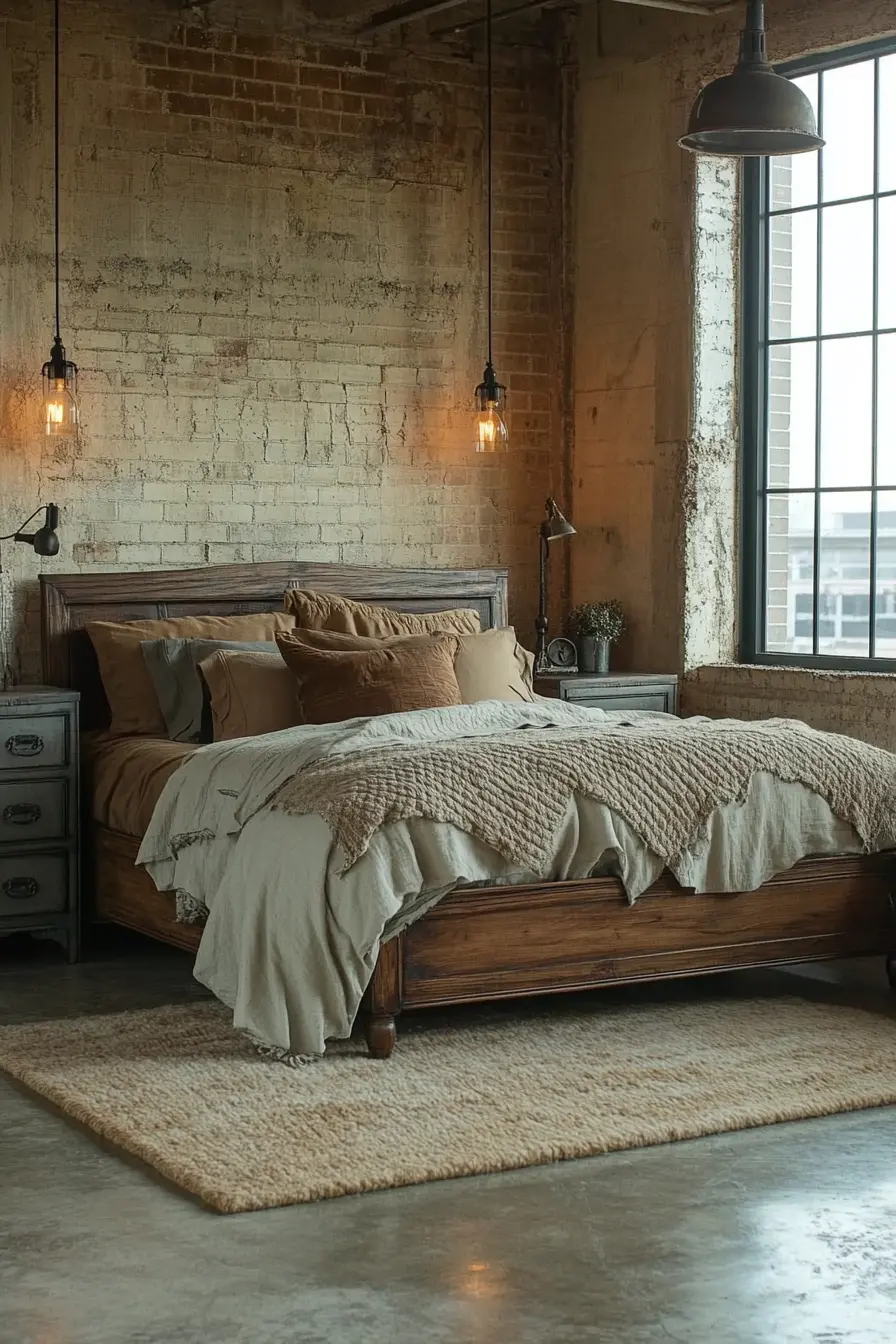 Innovative Industrial Bedroom Decor for a Unique Look