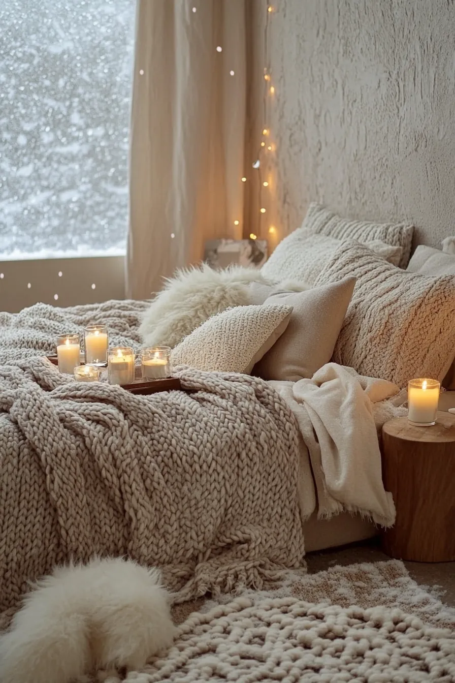 Inspirational winter hygge bedroom ideas for serene spaces