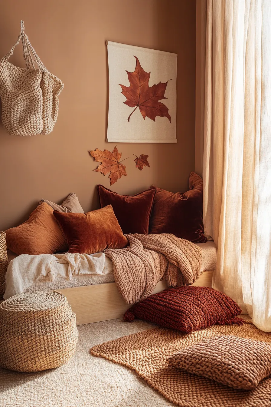 Inspire with Earthy Fall Color Scheme Kids Bedroom Designs and Ideas