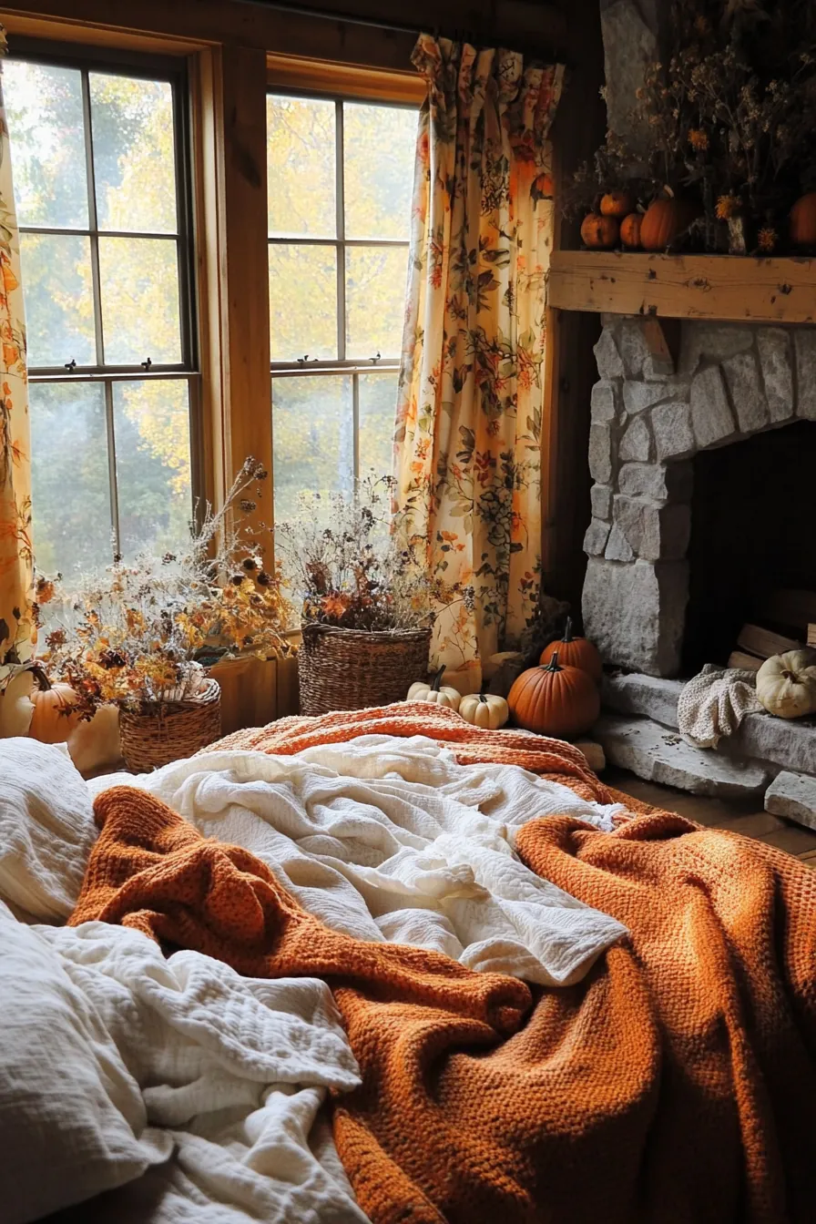 Inspired Fall Cottage Style Bedroom Ideas for a Cozy Retreat