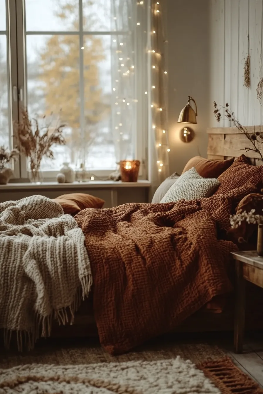 Inspiring Cozy Autumn Bedroom Colour Palettes for a Warm Ambiance
