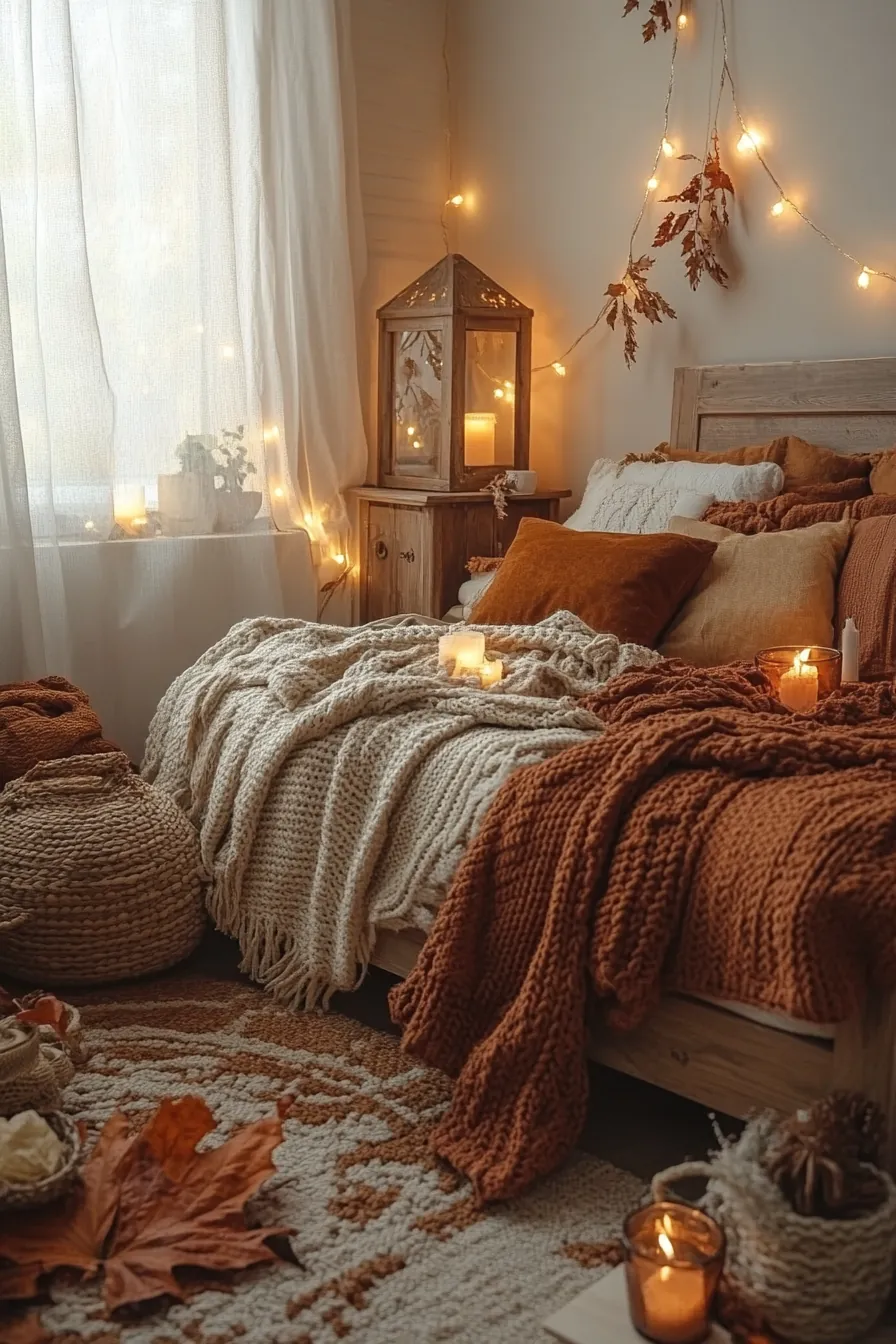 Inspiring Cozy Autumn Bedroom Makeover Ideas to Try This Season