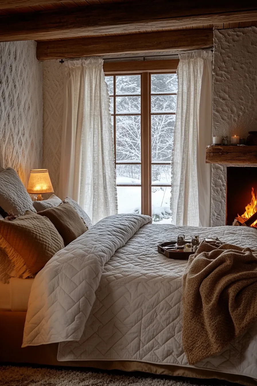 Inspiring Ideas for Cozy Winter Cottage Bedroom Decor