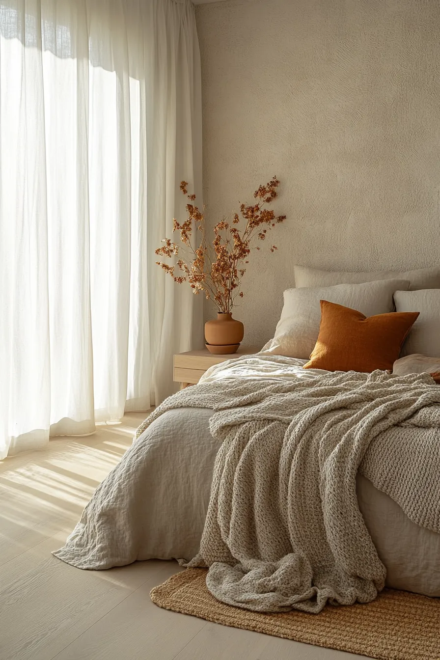 Inspiring Minimalist Autumn Bedroom Styling Ideas to Embrace the Season