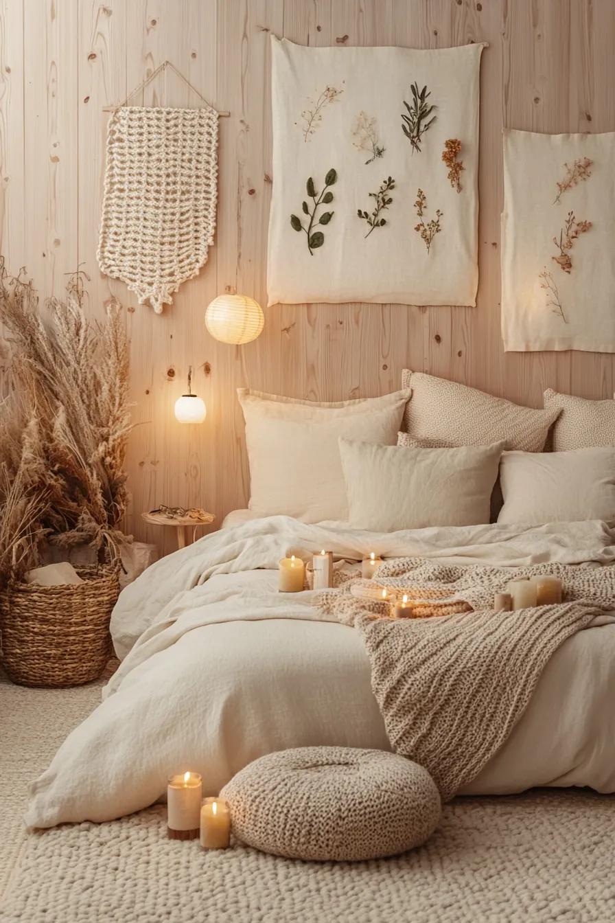 Inspiring Winter Hygge Bedroom Wall Aesthetics to Warm Your Sanctuary