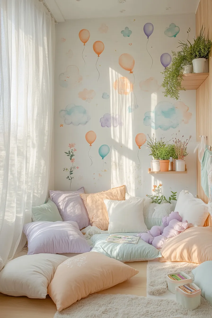 Inspiring summer pastel kids bedroom themes for cozy and bright spaces