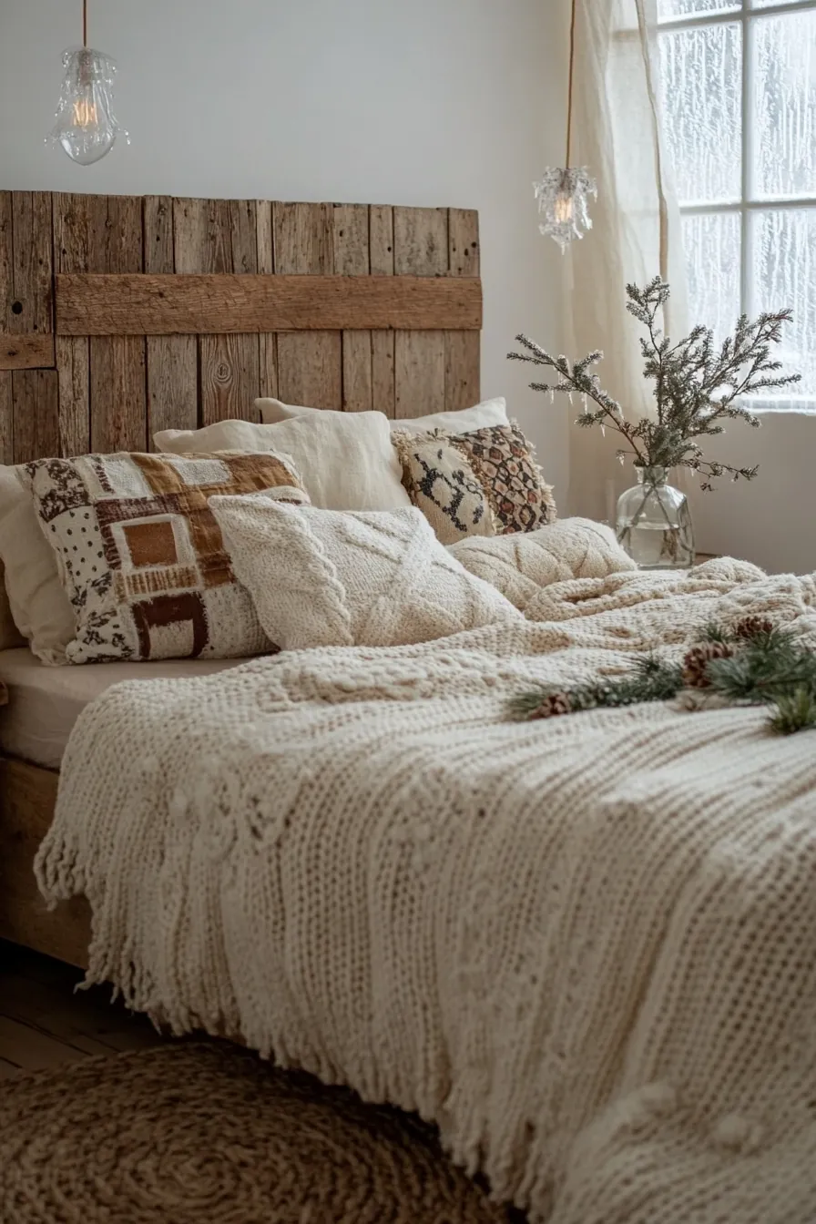 Inspiring upcycled winter bedroom decor ideas to transform your sustainable sanctuary