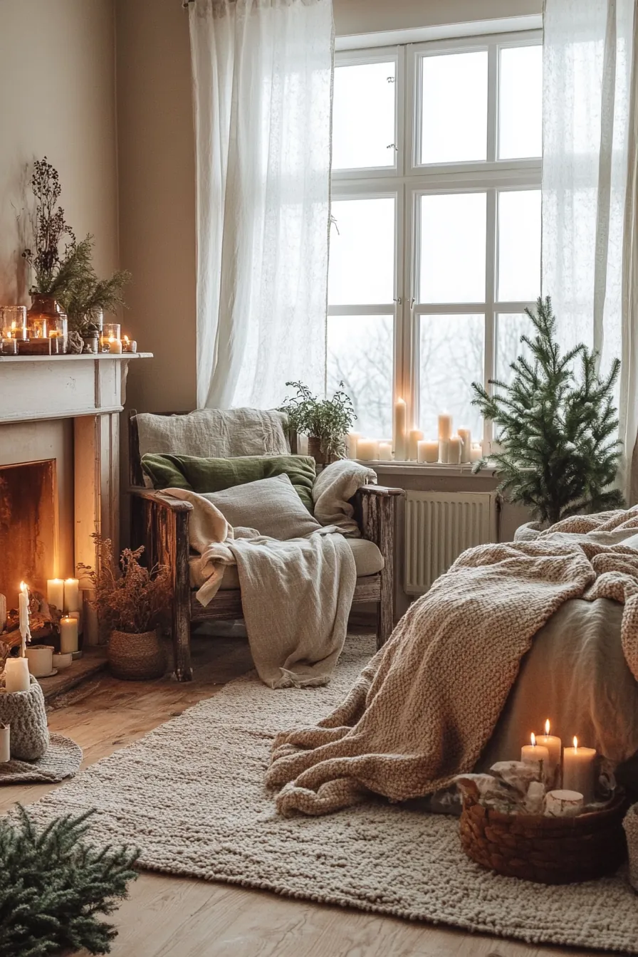 Inviting Cottage Bedroom Hygge Decor Winter Ideas for Warmth and Comfort