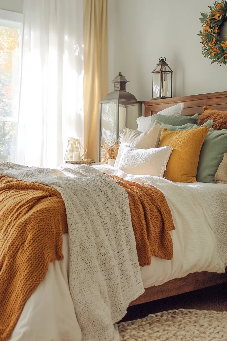 Inviting Fall Farmhouse Bedroom Color Schemes to Refresh Your Space