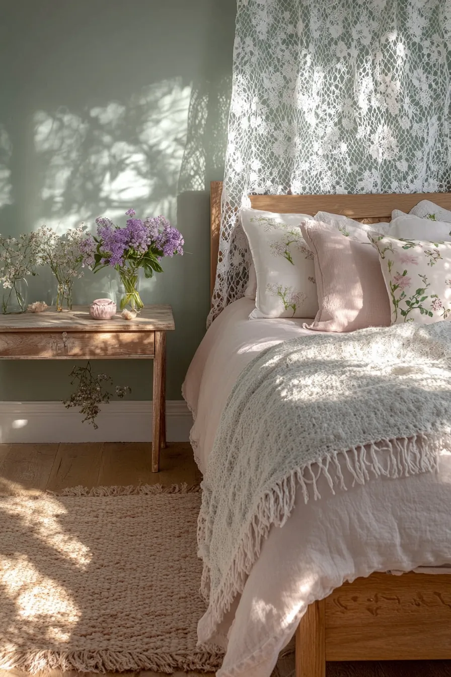 Inviting spring cottage bedroom colour schemes for serene spaces