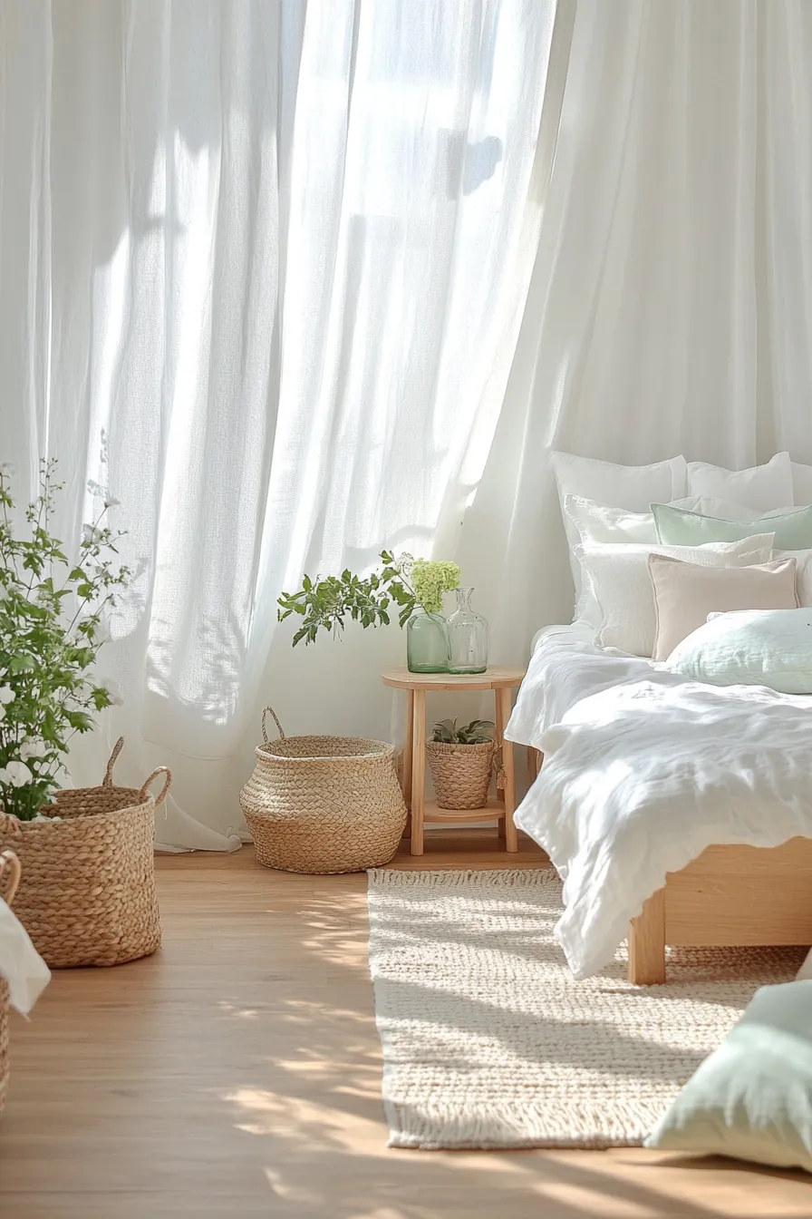 Light Airy Summer Bedroom Ideas to Brighten Small Spaces with Fresh Vibes