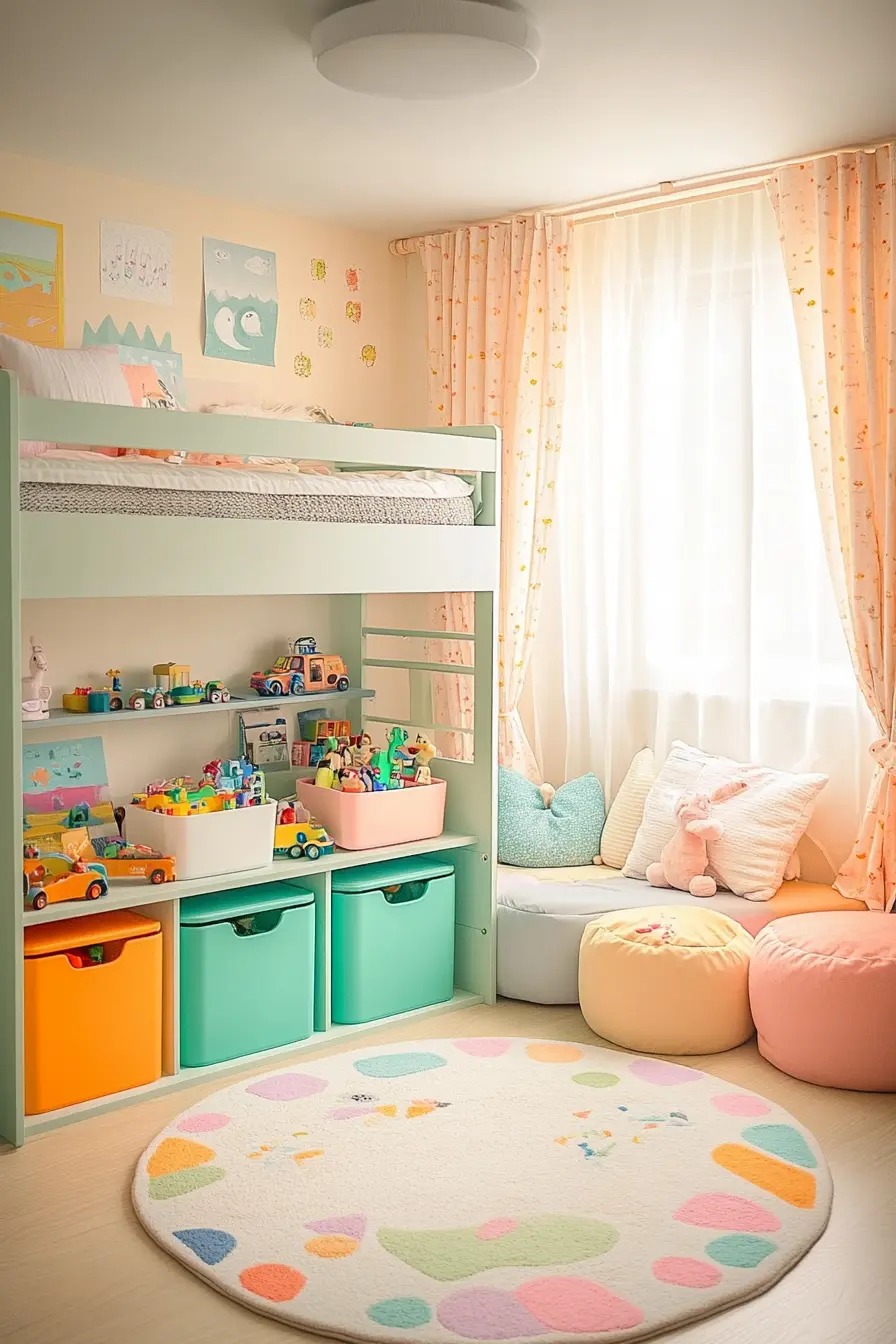 Maximize Space with Fun Storage for Kids Bedrooms