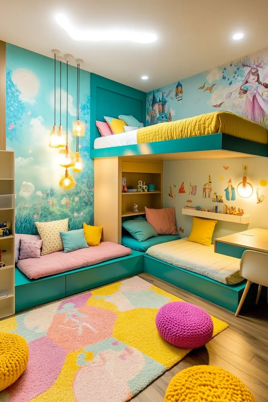 Maximize Space with Multifunctional Designs for Kids Bedrooms