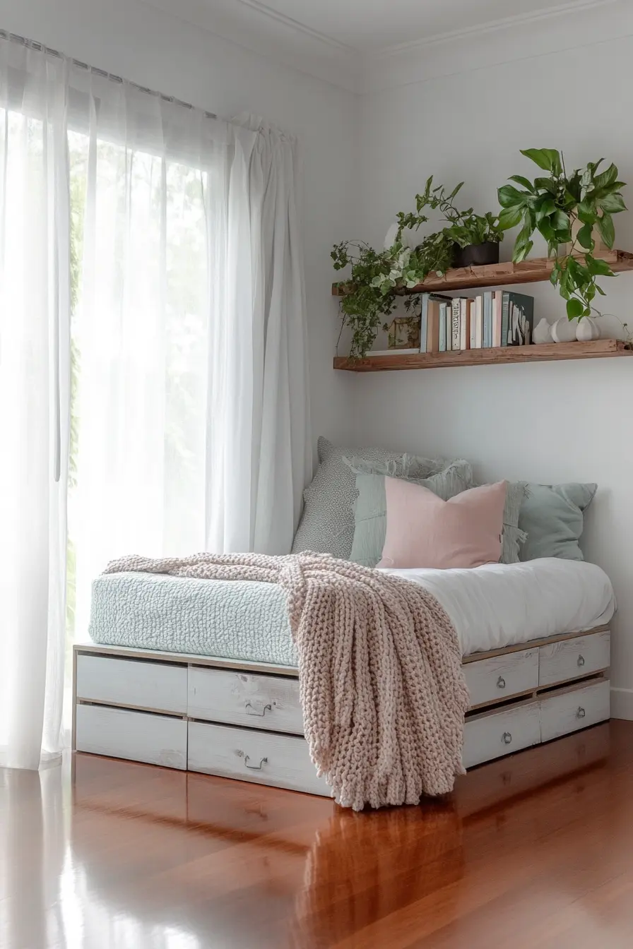 Maximize Your Small Bedroom with DIY Storage Ideas 1