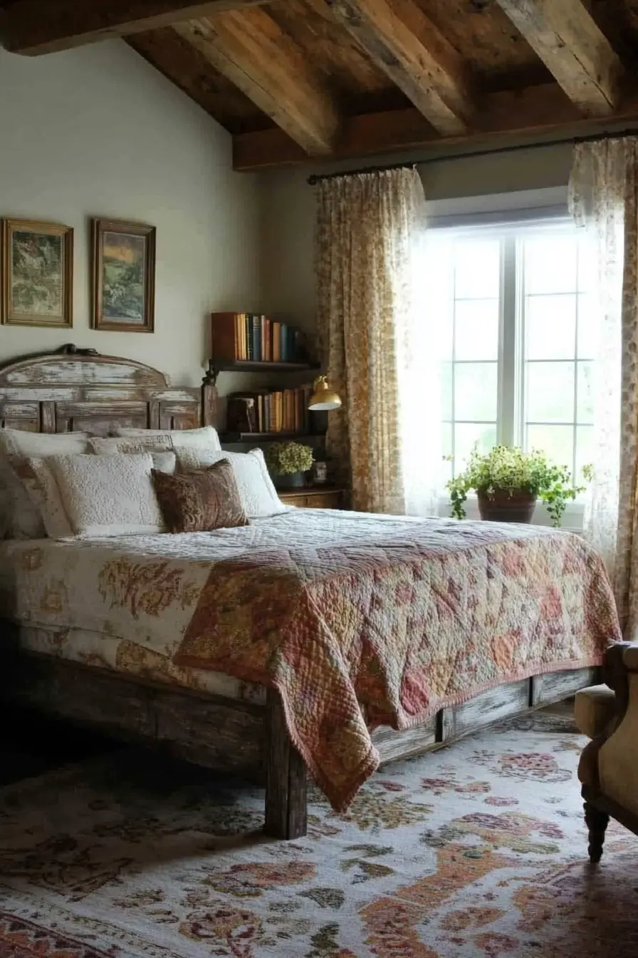 Mixing Vintage and Rustic Styles for Cozy Bedrooms