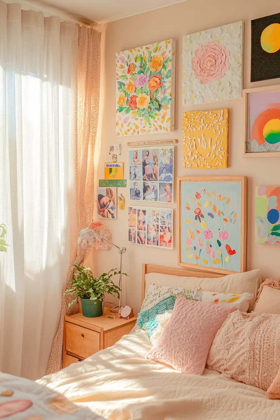 Refresh Your Bedroom Aesthetic DIY Wall Art Projects