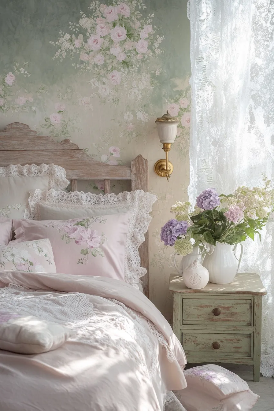 Refresh Your Home with Vintage Floral Patterns for Spring Bedrooms