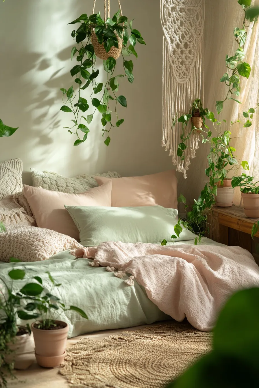 Refresh Your Home with spring bohemian botanical bedroom ideas