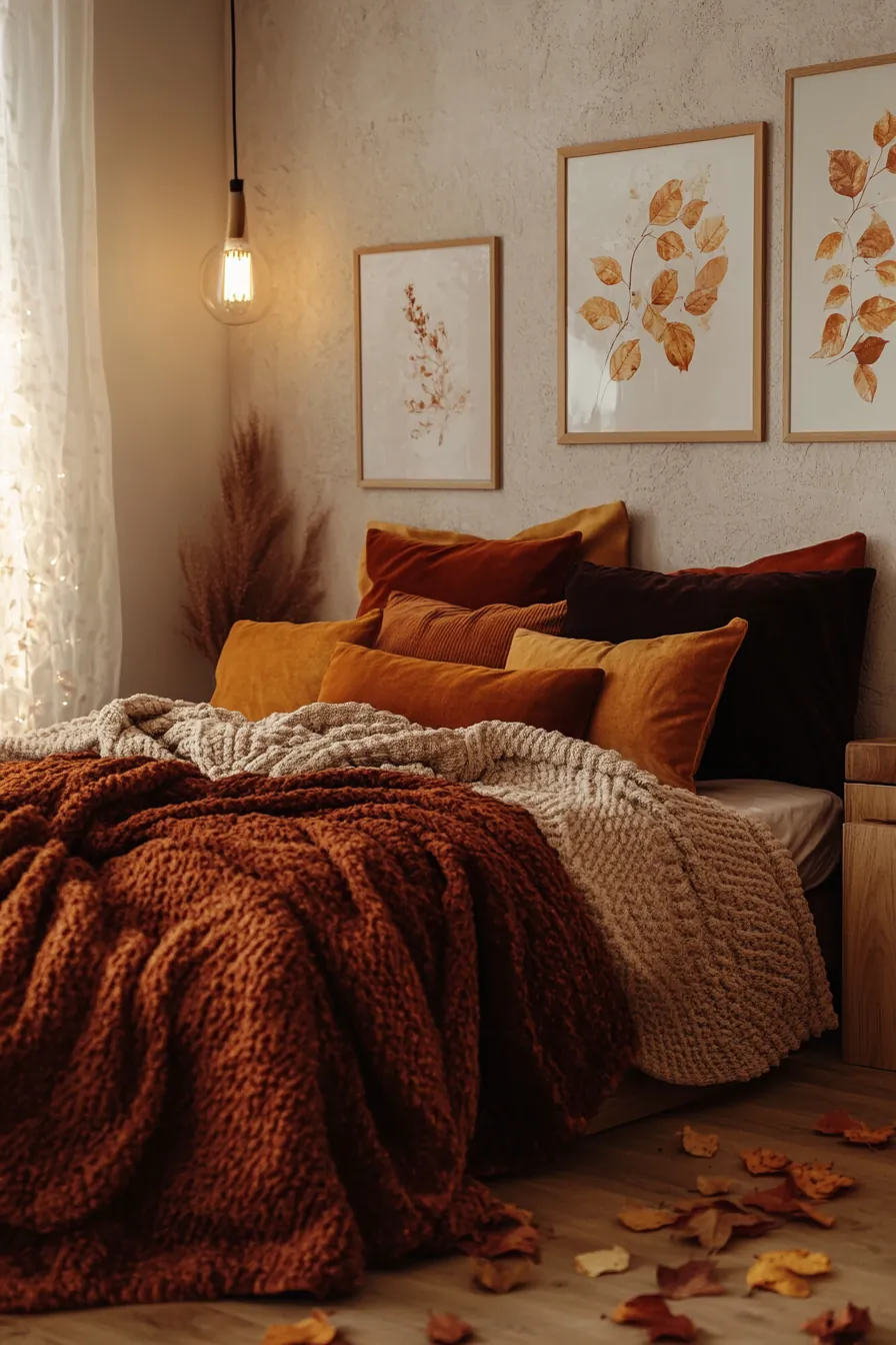 Refresh Your Room Featuring Autumn Bedroom Aesthetic Warm