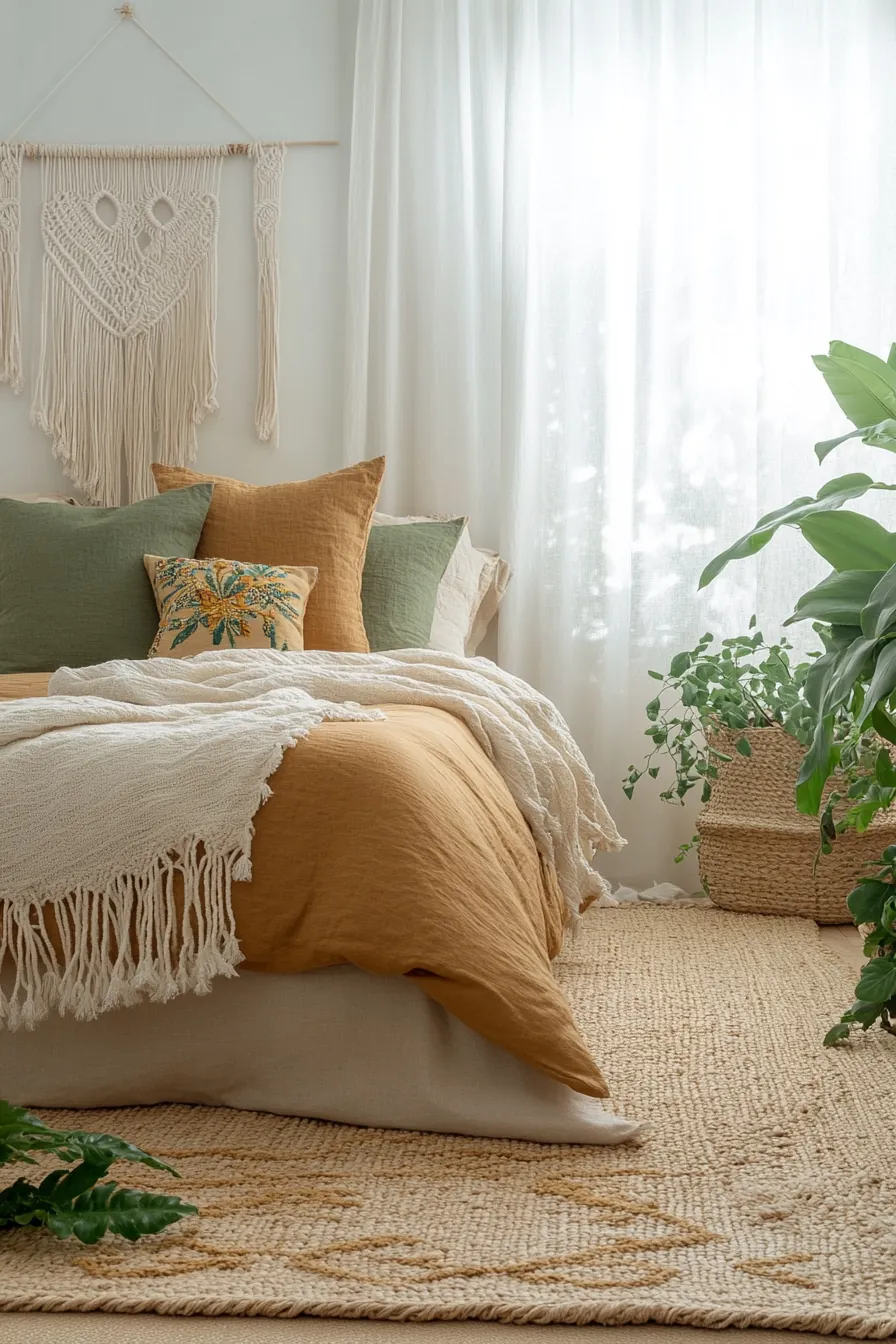 Refresh Your Room with Cozy Bohemian Summer Bedroom