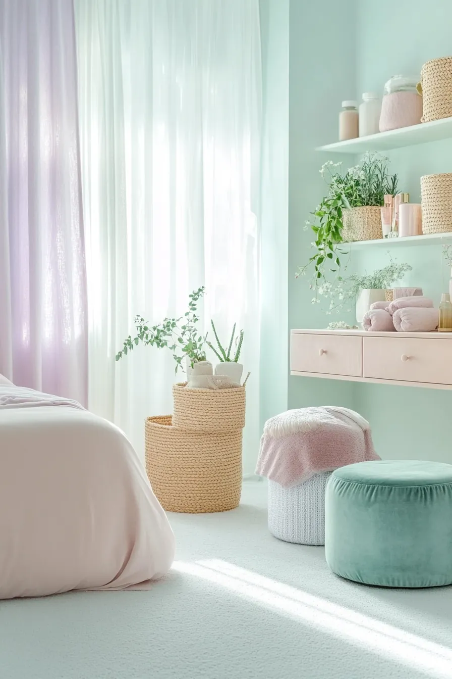 Refresh Your Room with Spring Pastel Bedroom Organization Tips