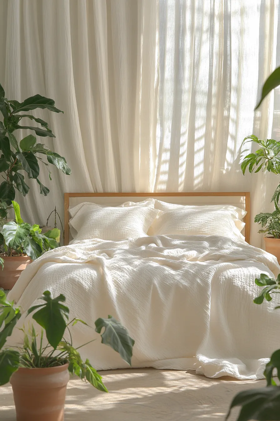Refresh Your Sleep Space Using Summer Breathable Linen Bedding Style