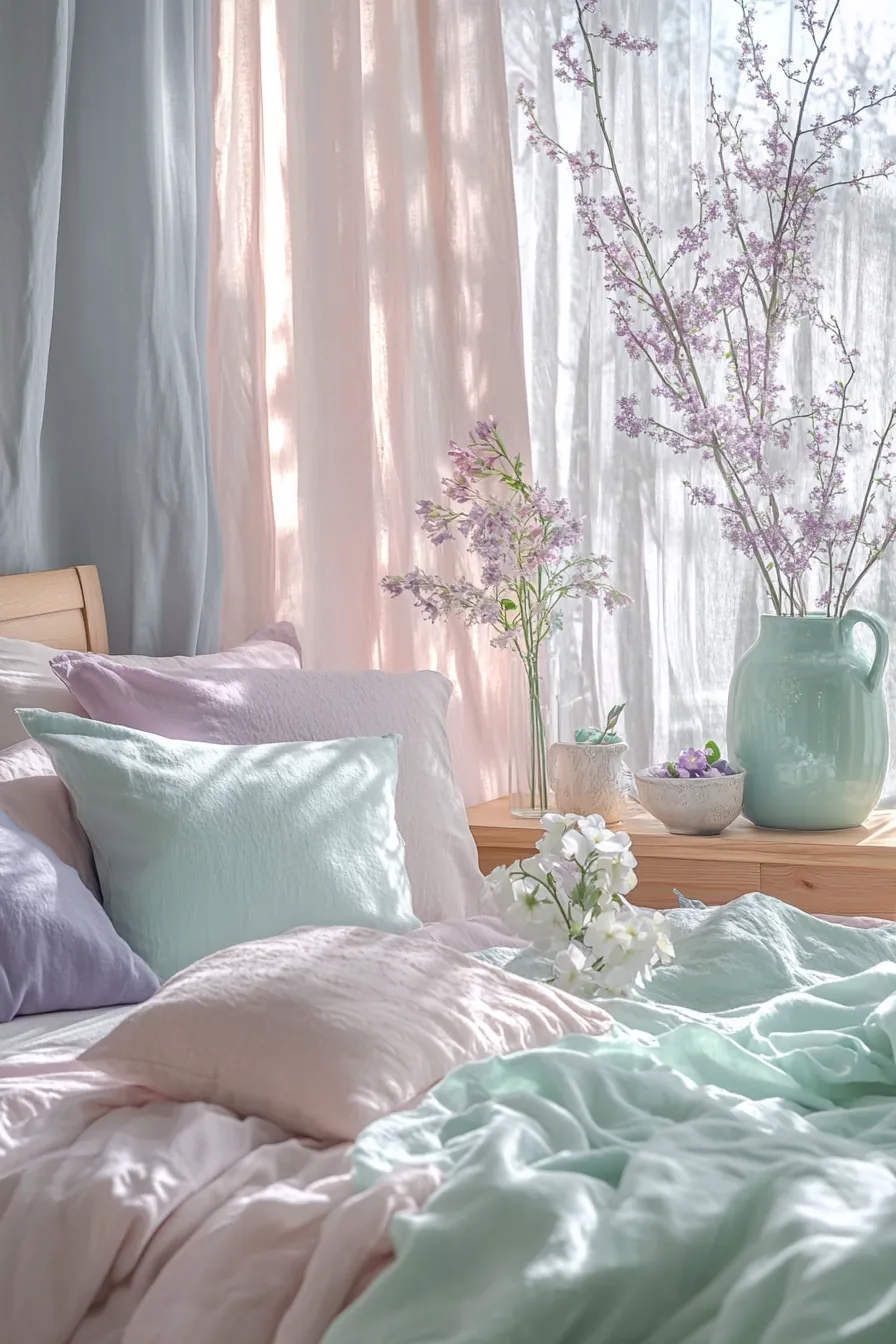 Refresh Your Space with Spring Pastel Bedroom