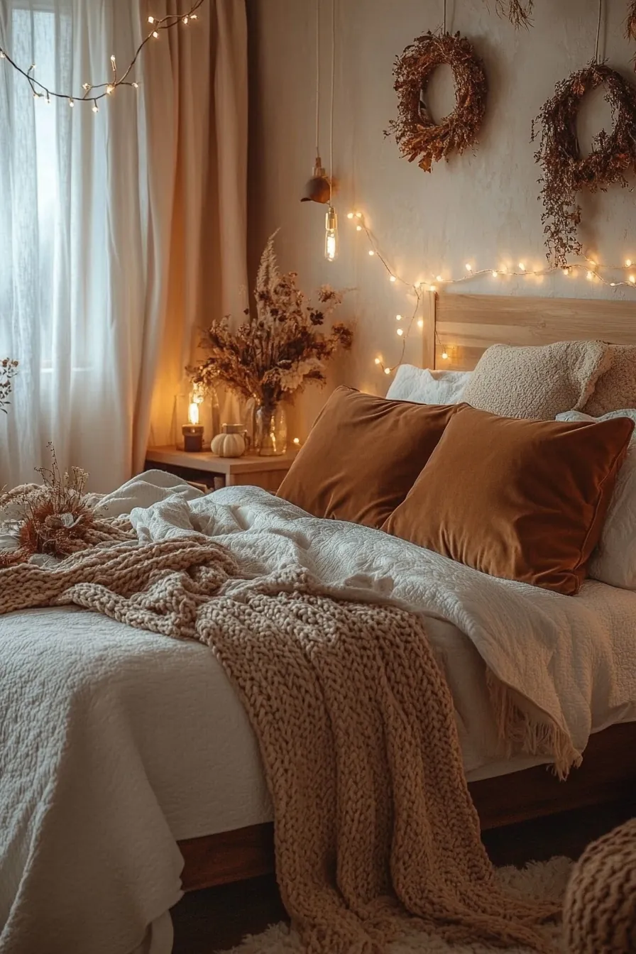 Relax Your Mind with Cozy Autumn Bedroom Decor Ideas
