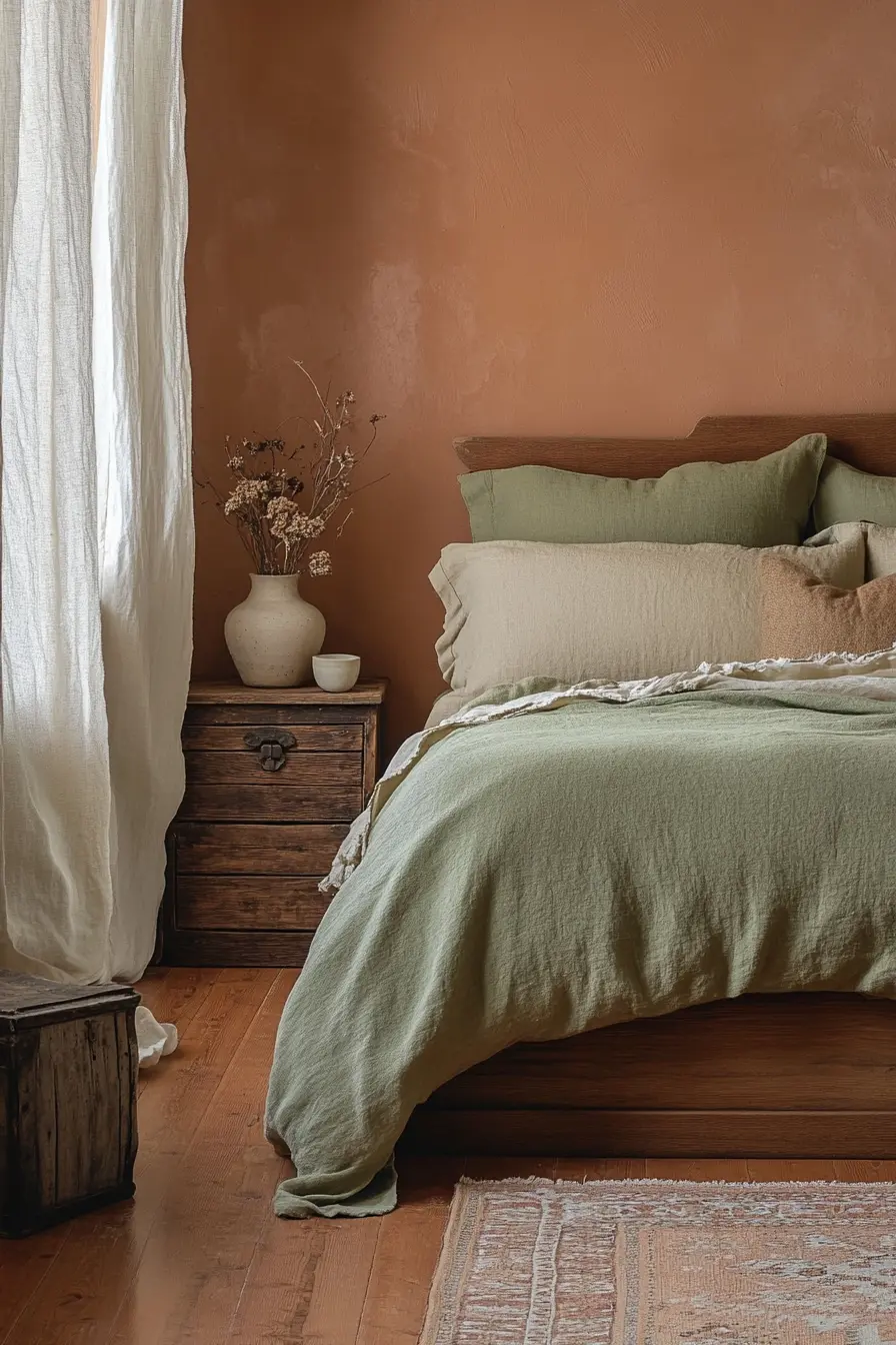 Rustic Bedroom Decor The Allure of Earthy Colors