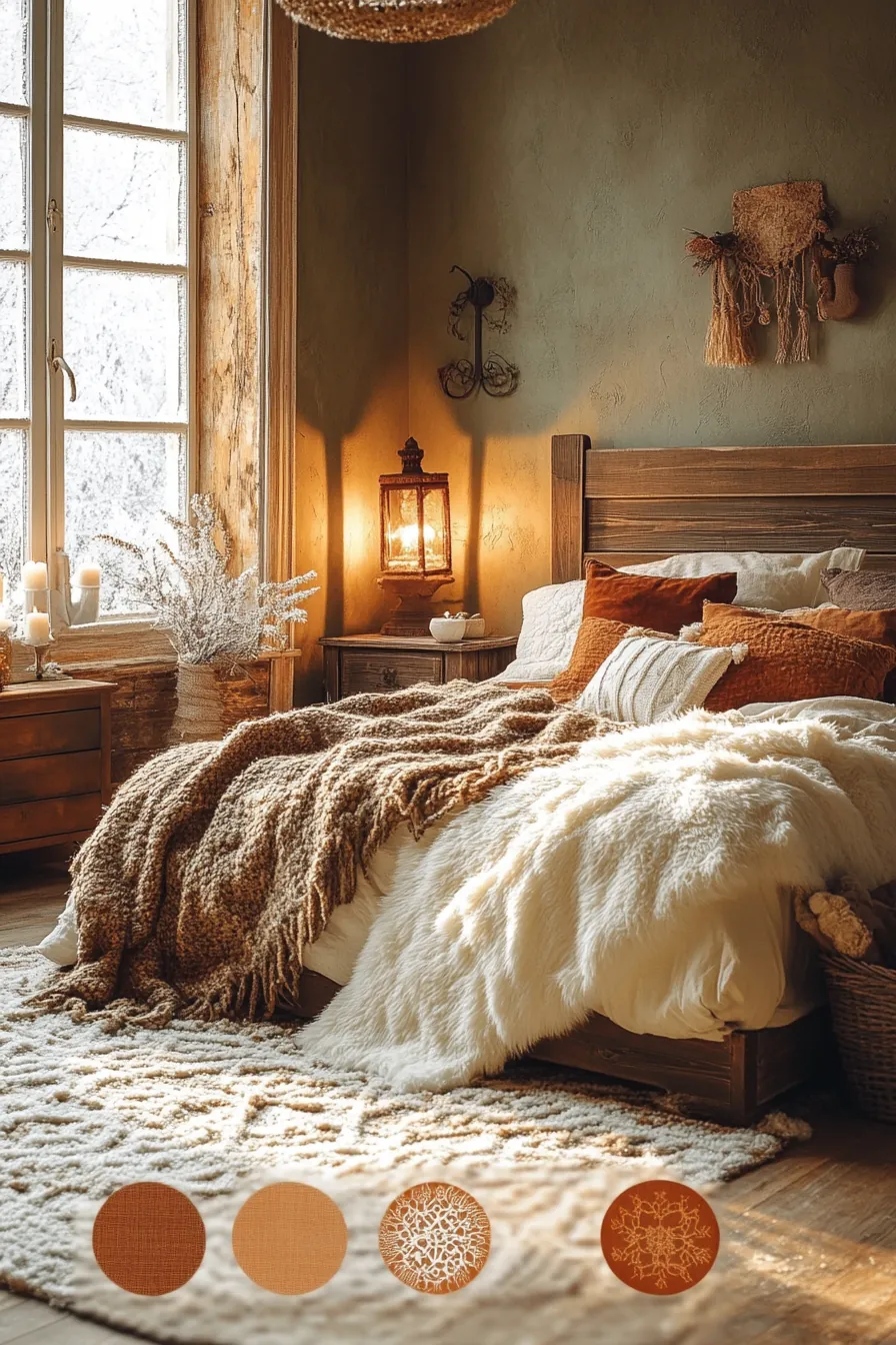 Rustic Hygge Decor for Cold Months to Enhance Your Vintage Bedroom