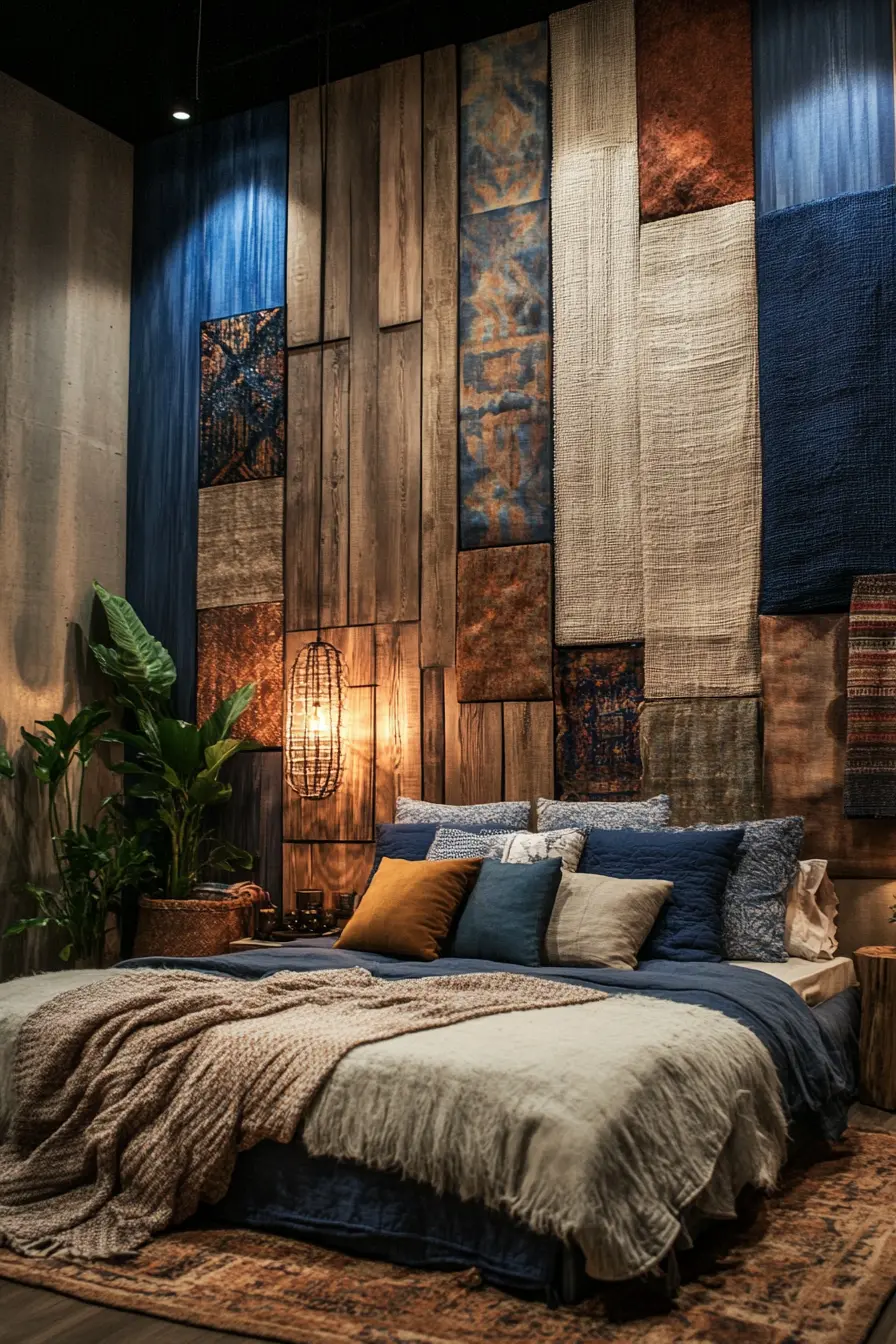 Sculptural Textured Wall Decor Ideas for Dreamy Bedrooms