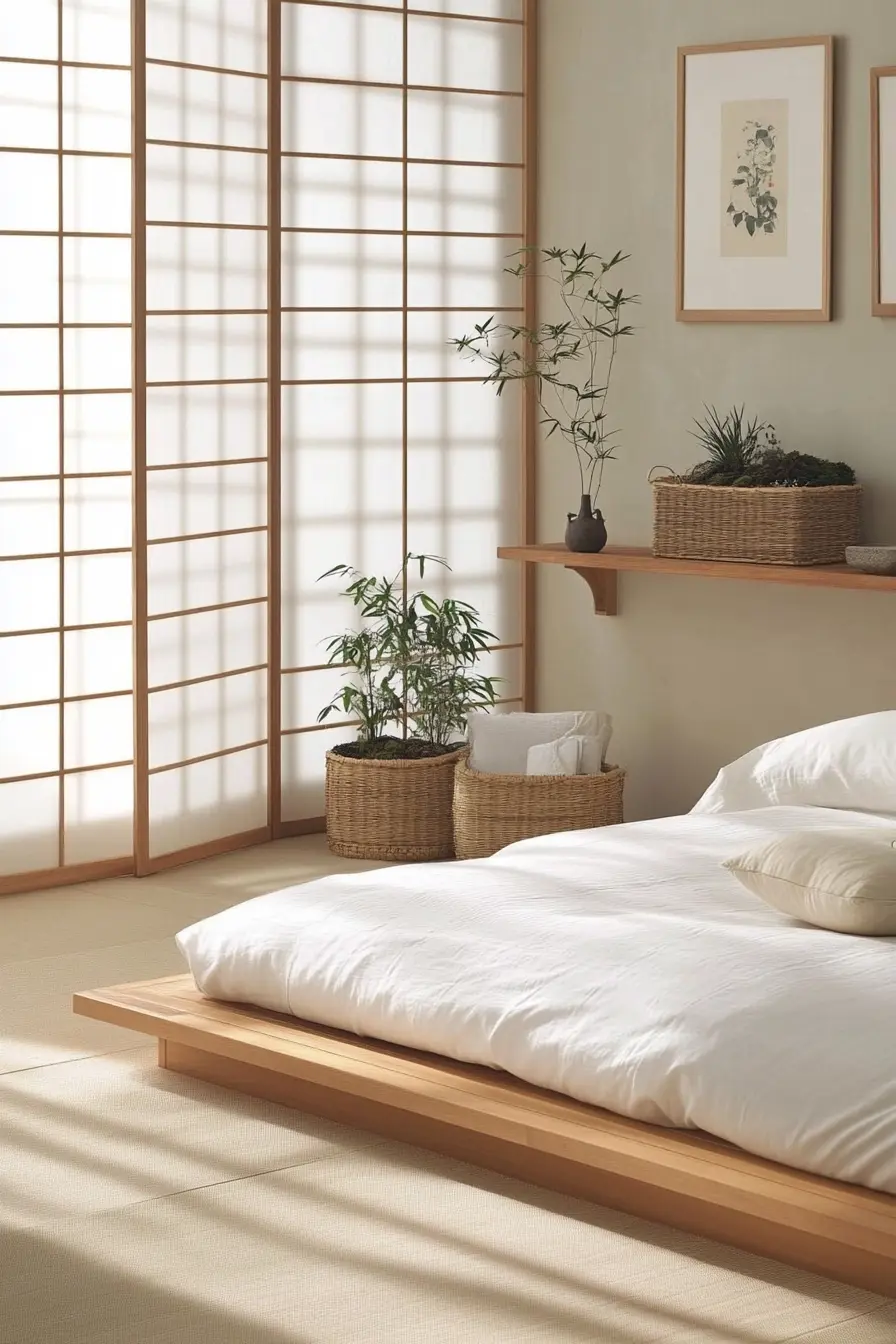 Serene Retreat Create a Japanese Minimalist Bedroom Oasis