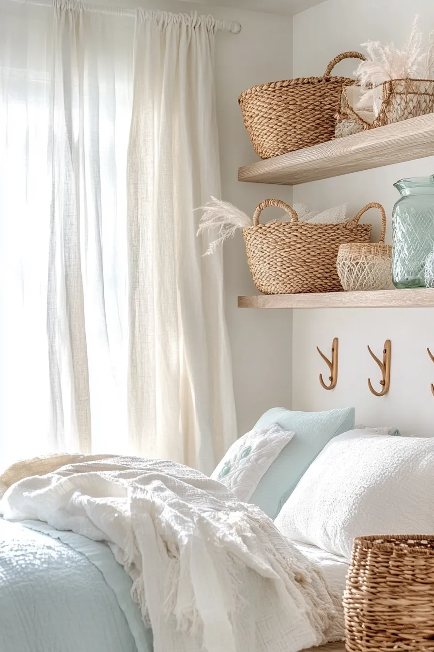 Simple Tips for Summer Coastal Bedroom Organization Inspiration