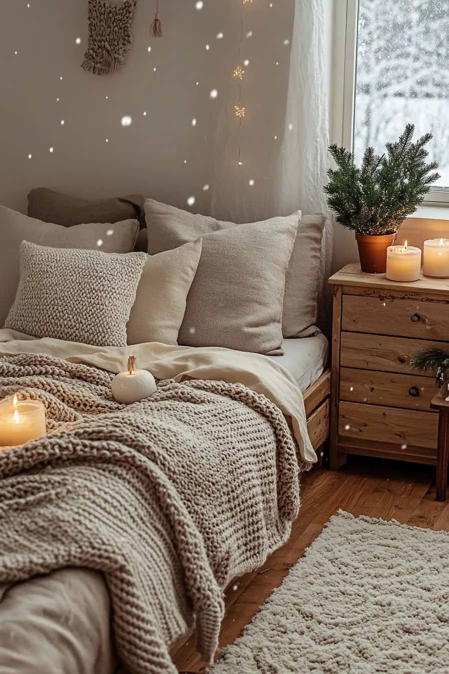 Small Bedroom Winter Hygge Inspiration to Transform Your Space
