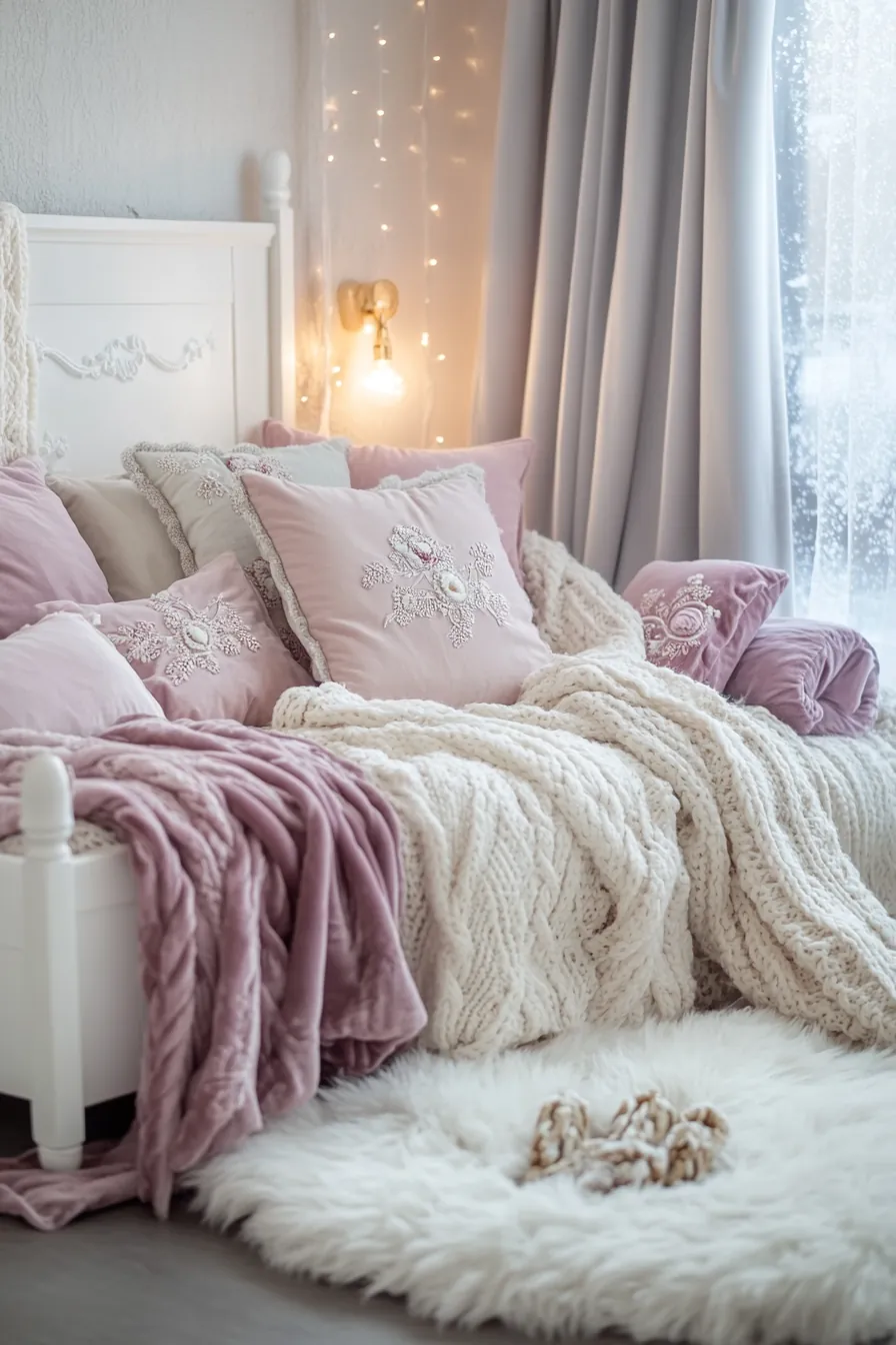 Soft Textiles for Girls Winter Bedroom Creating Cozy and Stylish Spaces