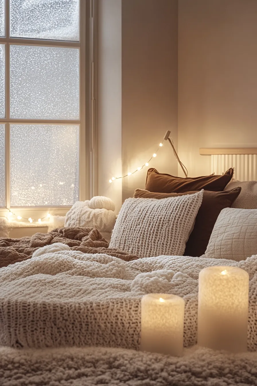 Soft Winter Bedroom Lighting Ideas to Create a Warm Cozy Ambiance