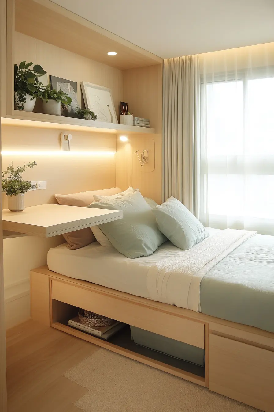 Space Saving Bedroom Furniture Design Ideas You will Love