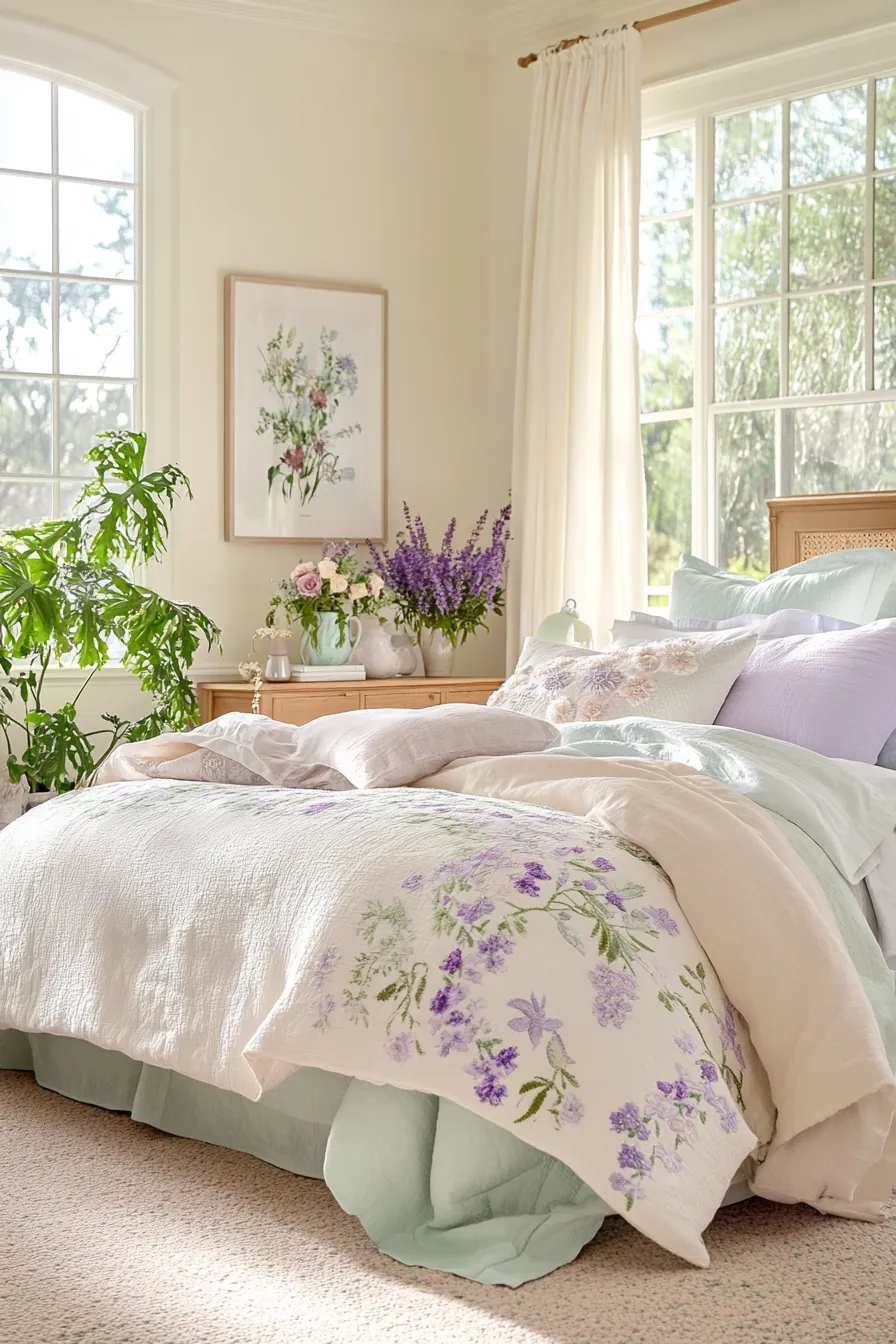 Spring Bedroom Decor Trends 2024 for a Cozy Renewal