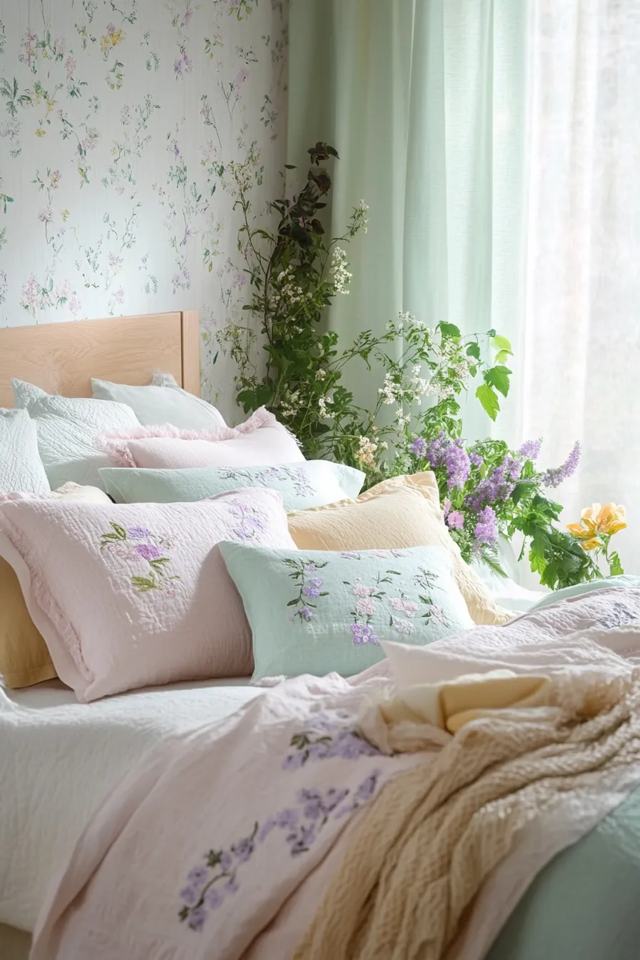 Spring Inspired Pastel Bedding Ideas to Brighten Your Bedroom