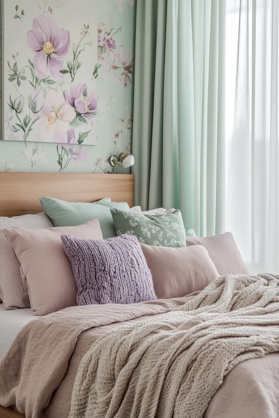 Spring Pastel Bedroom Inspiration to Brighten Your Retreat