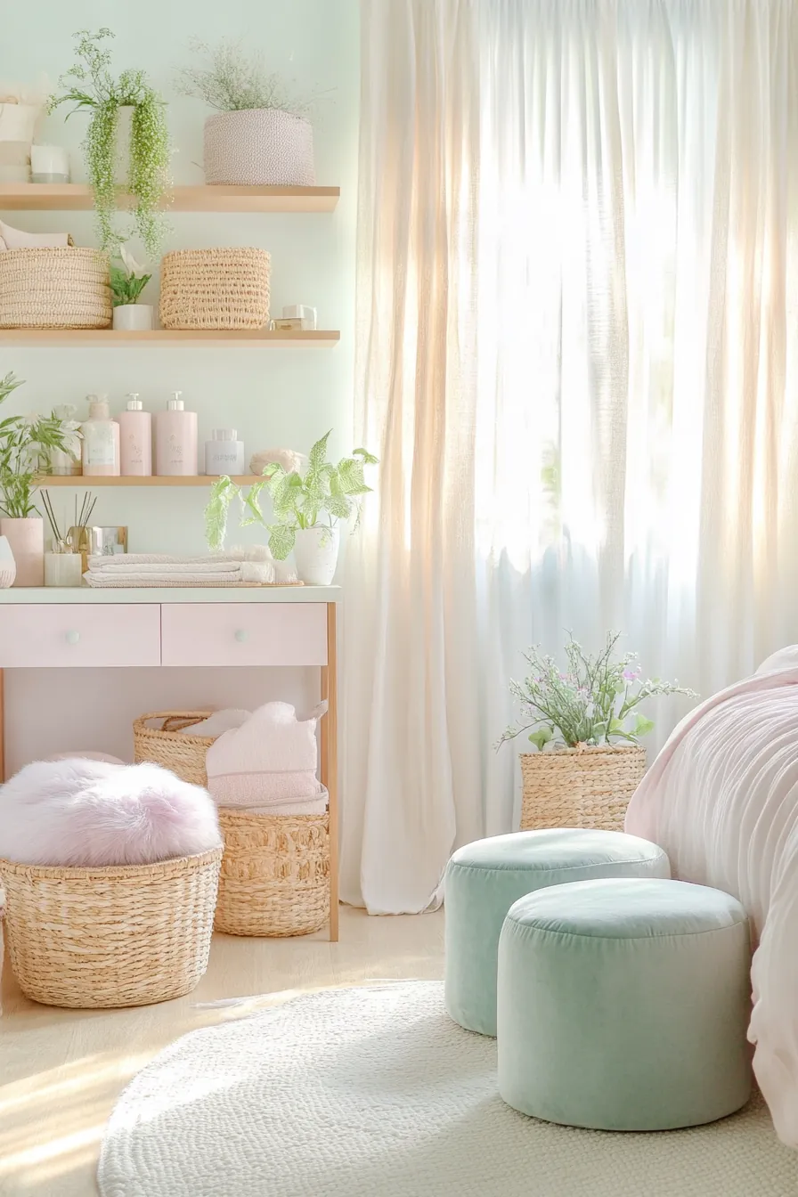 Spring Pastel Bedroom Organization Tips for Serene Spaces