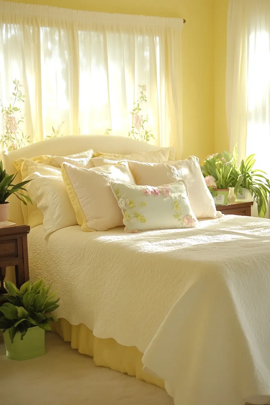 Spring Refresh Designing a Butter Yellow Bedroom Oasis