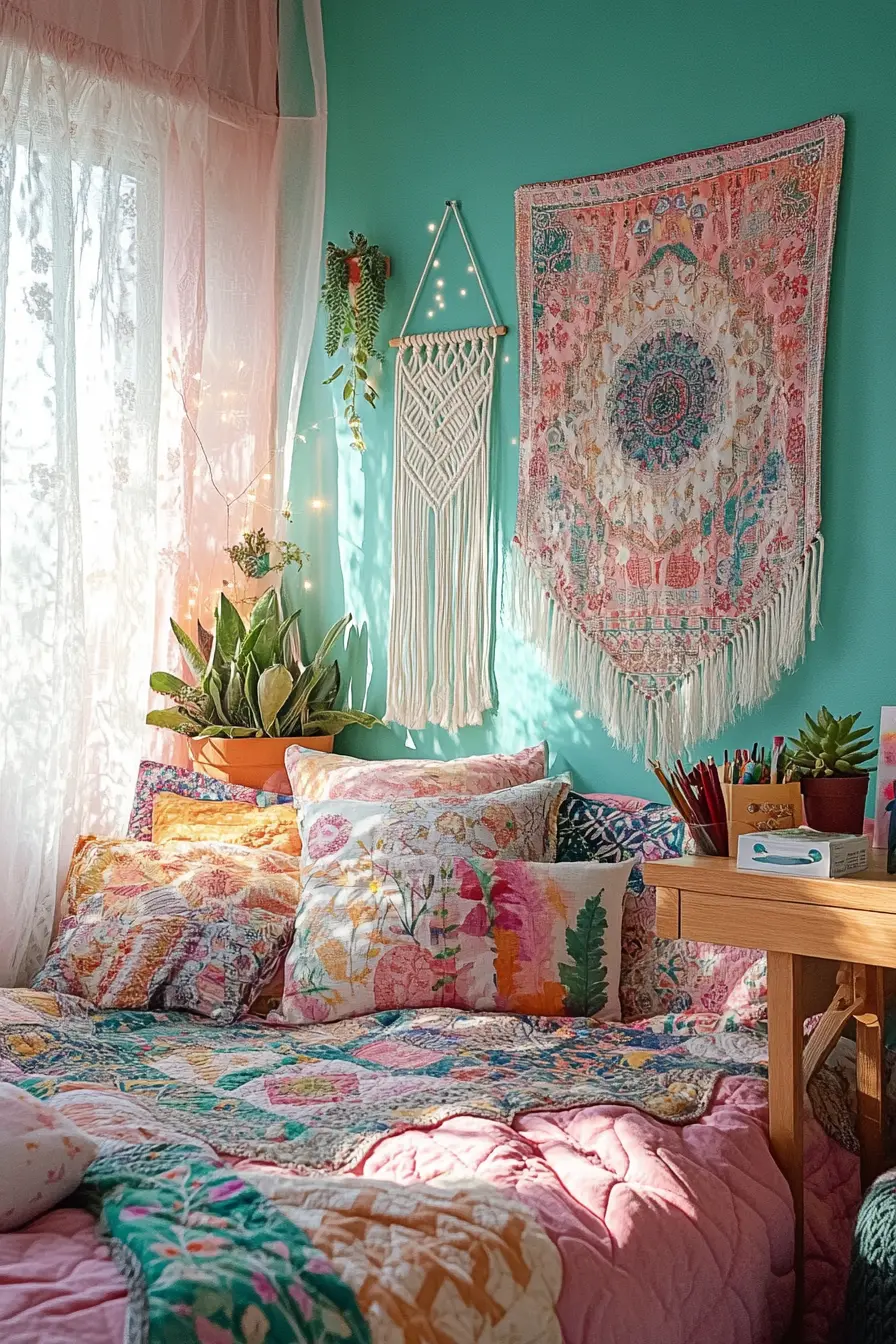 Stylish Boho Chic Decor for the Perfect Girls Bedroom