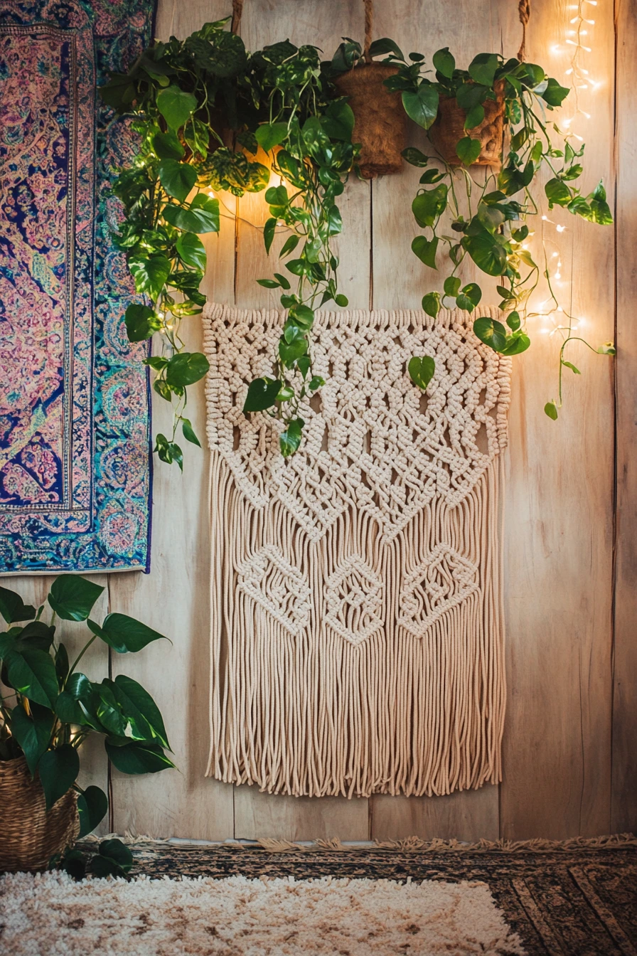 Stylish Boho Chic Wall Features for Dreamy Bedrooms