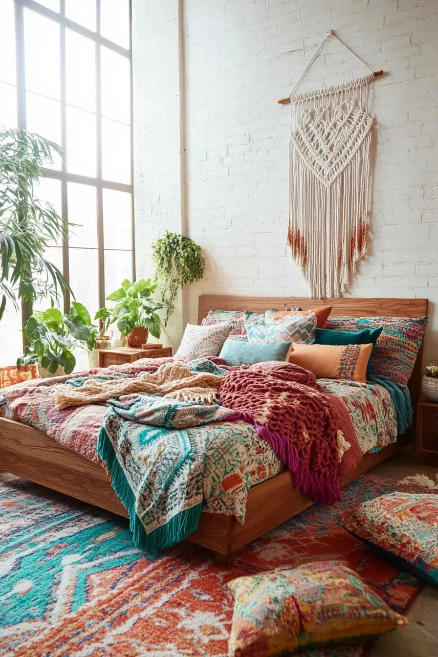 Stylish Boho Furniture Arrangements for Dreamy Bedrooms