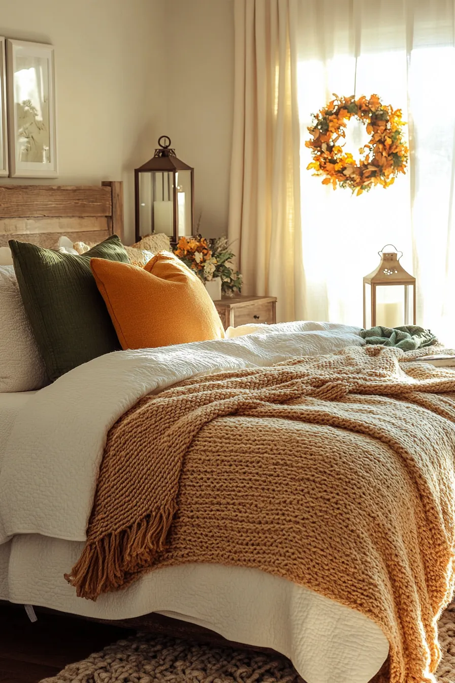 Stylish Fall Farmhouse Bedroom Color Schemes for a Seasonal Update